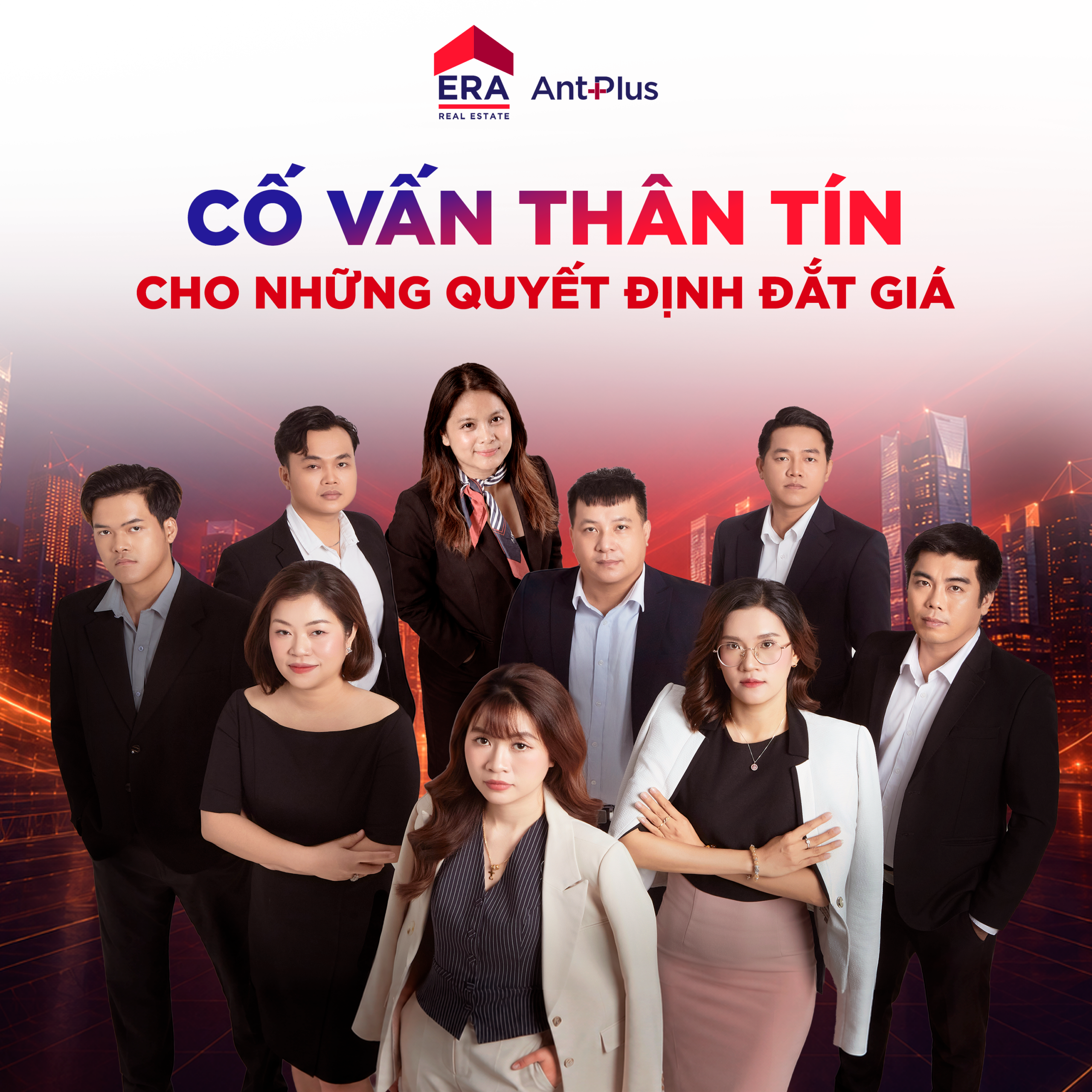 Đội ngũ chuyên viên môi giới bất động sản ERA AntPlus