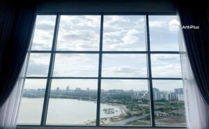 Tầm nhìn sông Sài Gòn từ penthouse Đảo Kim Cương Quận 2