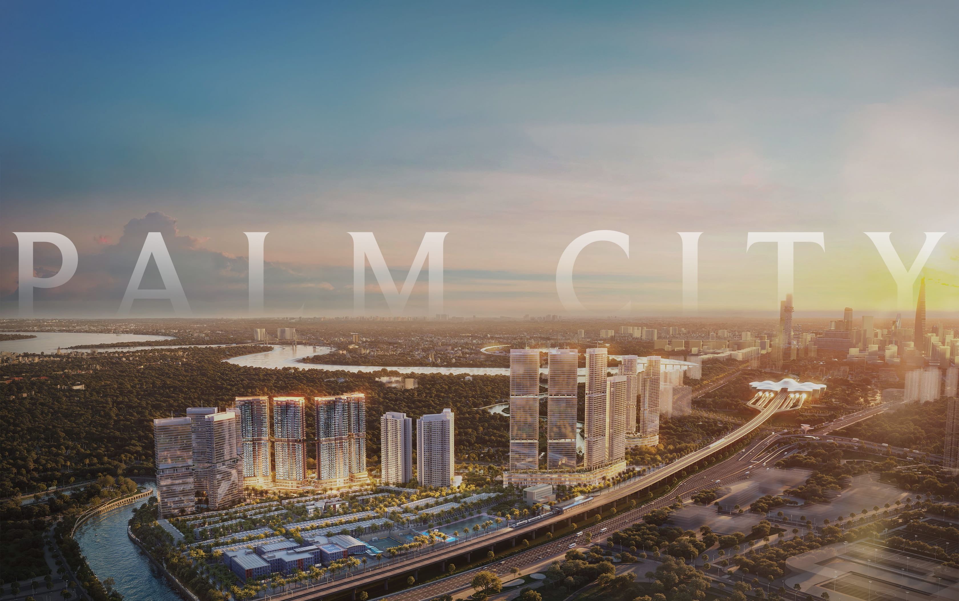 Quy hoạch tổng thể Palm City Apartments và các phân khu nhà ở
